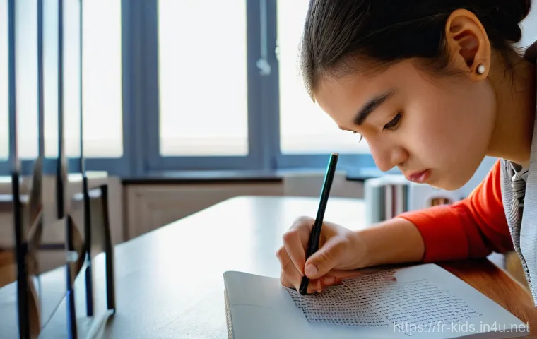 유아교육지도사 자격증 시험 대비 시간 관리 노하우 - **Prompt:** A serene and focused young French woman, embodying an "orchestra conductor" for her time...