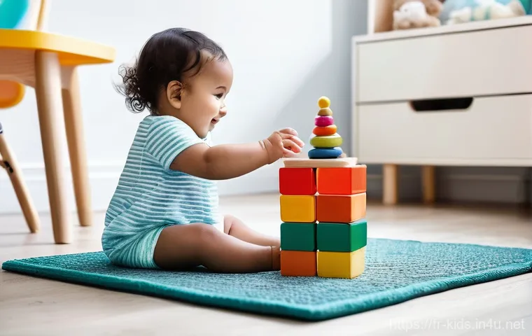 유아교육지도사 자격증 시험의 최신 정보 - Image Prompt 1: Nurturing Play in a French Crèche**