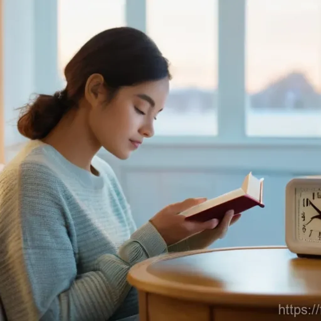 유아교육지도사 채용과정에서 자주 묻는 질문 - **Prompt 1: Serene Digital Disconnect**
    A tranquil scene featuring a young woman in her late 20s...