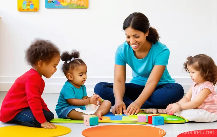 유아교육지도사 자격증 시험 후 직업 선택 팁 - **Vibrant French Crèche Collective: Group Play and Learning.**
    A bright, spacious, and colorful ...