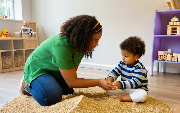 유아교육지도사 자격증 취득 후 첫 직장 선택법 - **Prompt 1: A vibrant and diverse French "crèche collective" (traditional daycare center) bustling w...