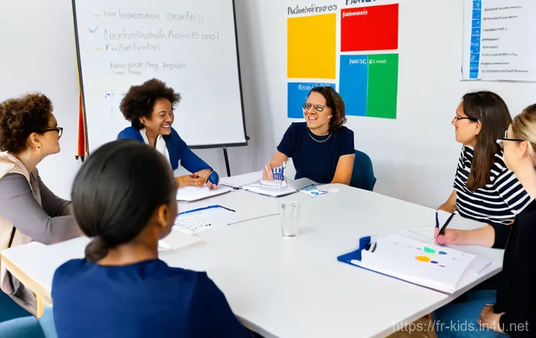 유아교육지도사 자격증 취득 후 첫 직장 선택법 - **Prompt 2: An early childhood educator (EJE) demonstrating a mindful, child-centered pedagogical ap...