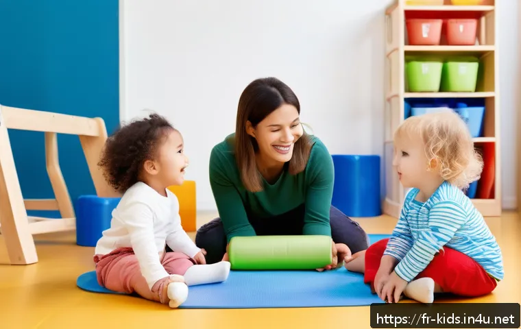 유아교육지도사 자격증 공부 중 놓치기 쉬운 것 - A warm and inviting early childhood classroom scene featuring a diverse group of toddlers aged 1 to ...