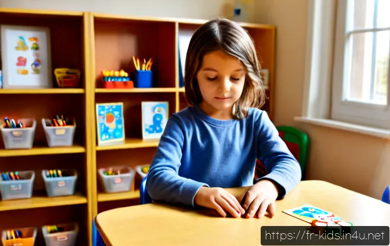 유아교육지도사 신입 입문자를 위한 조언 - Photorealistic French early childhood education trainee in a bright, welcoming preschool classroom, ...