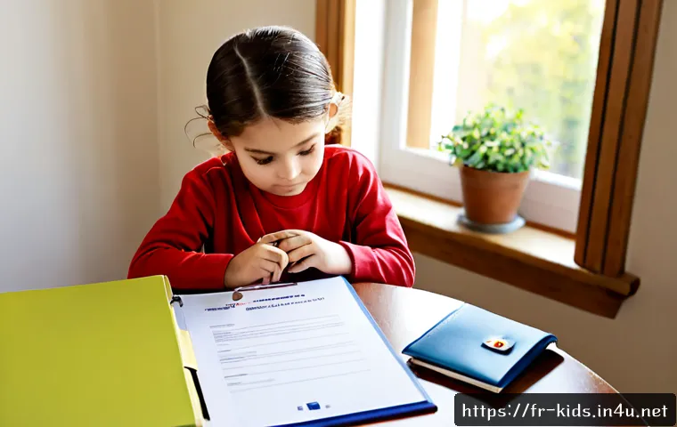 유아교육지도사 자격증 시험 합격 후 해야 할 일 - Photorealistic French early childhood education graduate at a bright home desk, thoughtfully organiz...